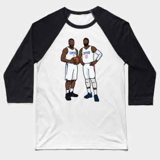 Kawhi Leonard x Paul George - Los Angeles Clippers Baseball T-Shirt